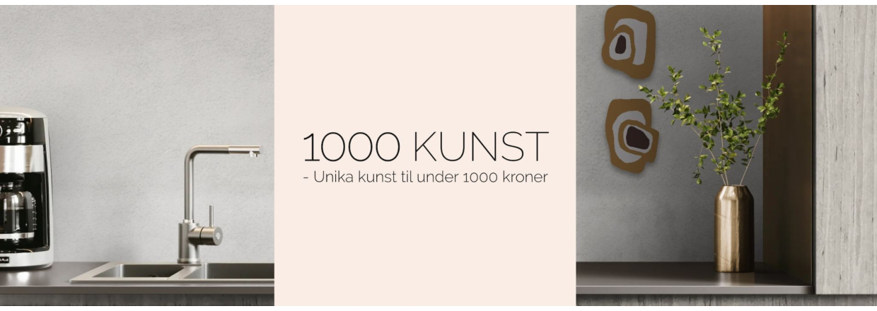 Original kunst under 1000 kroner