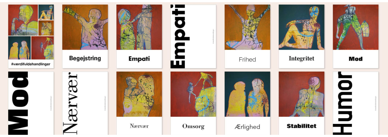 Værdifulde Handlinger samtalekort