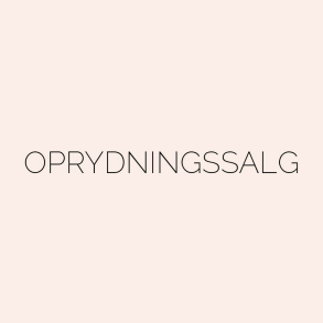 Oprydningssalg