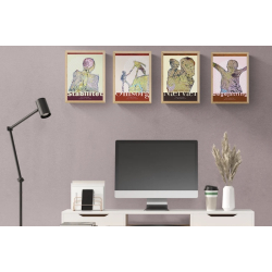 A4 Kunstprint - 4 stk