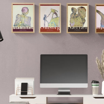 A4 Kunstprint - 4 stk