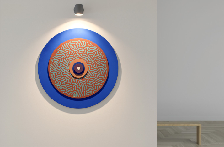 Cirkel kunst Relief 3