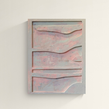 Bemalet Pastel Relief 