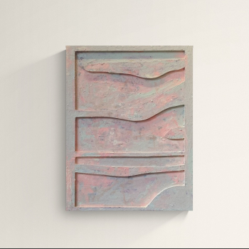 Bemalet Pastel Relief 