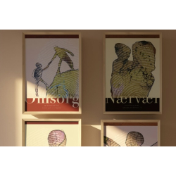 A4 Kunstprint - 4 stk