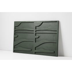  Bemalet Gr�nt Relief  