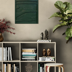 Bemalet Relief i 2 lag 