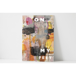 Kunstkort On my feet
