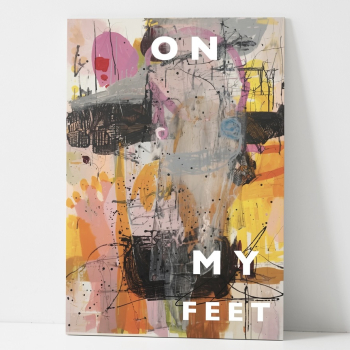 Kunstkort On my feet