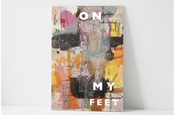 Kunstkort On my feet