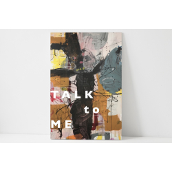 Kunstkort Talk to me