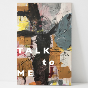 Kunstkort Talk to me