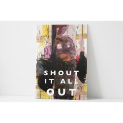 Kunstkort Shout it out