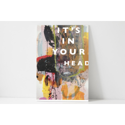 Kunstkort Its in your head