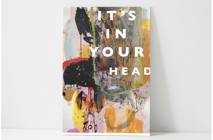 Kunstkort Its in your head