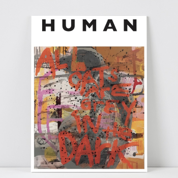 Kunstkort Human