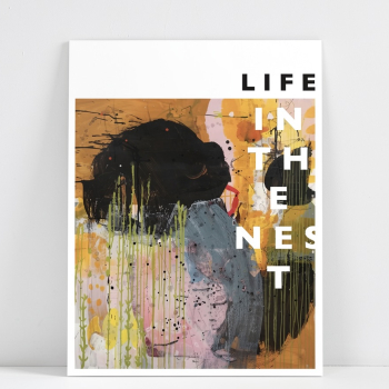  Kunstkort Life in the nest