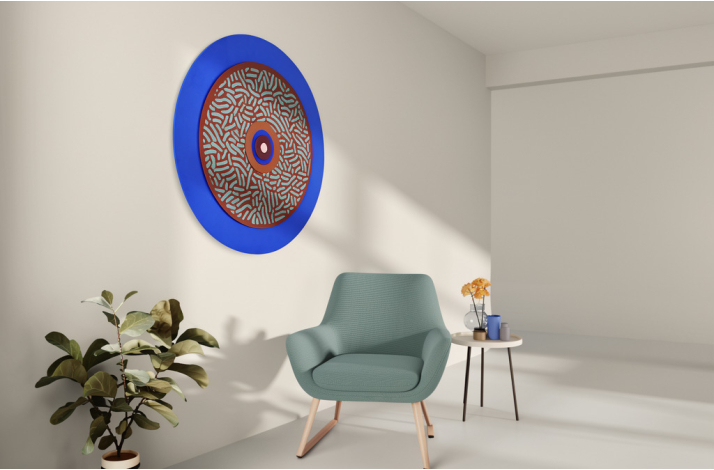 Cirkel kunst Relief 3
