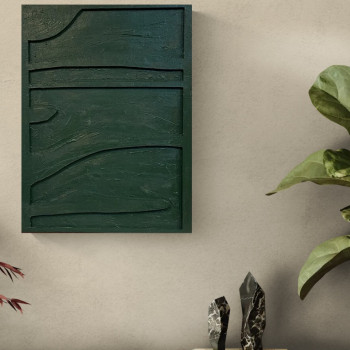 Bemalet Relief i 2 lag 