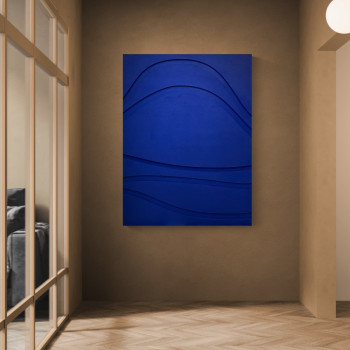 Bemalet relief i 3 lag