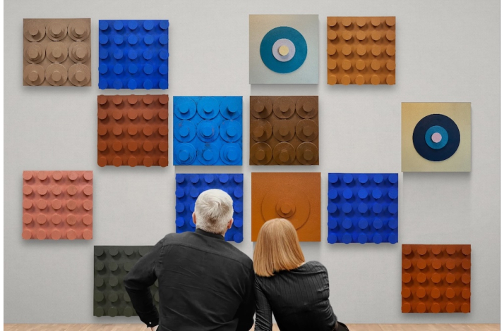 Stor Reliefv�g udsmykning